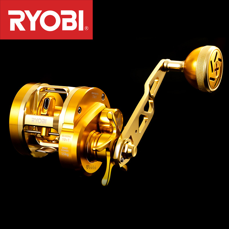 Ice Fishing Line - Reel Pancing Ryobi VARIUS Valius Gold