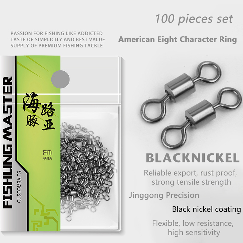 Monofilament Line - ★ ▲ 100 Buah Swivel Pancing