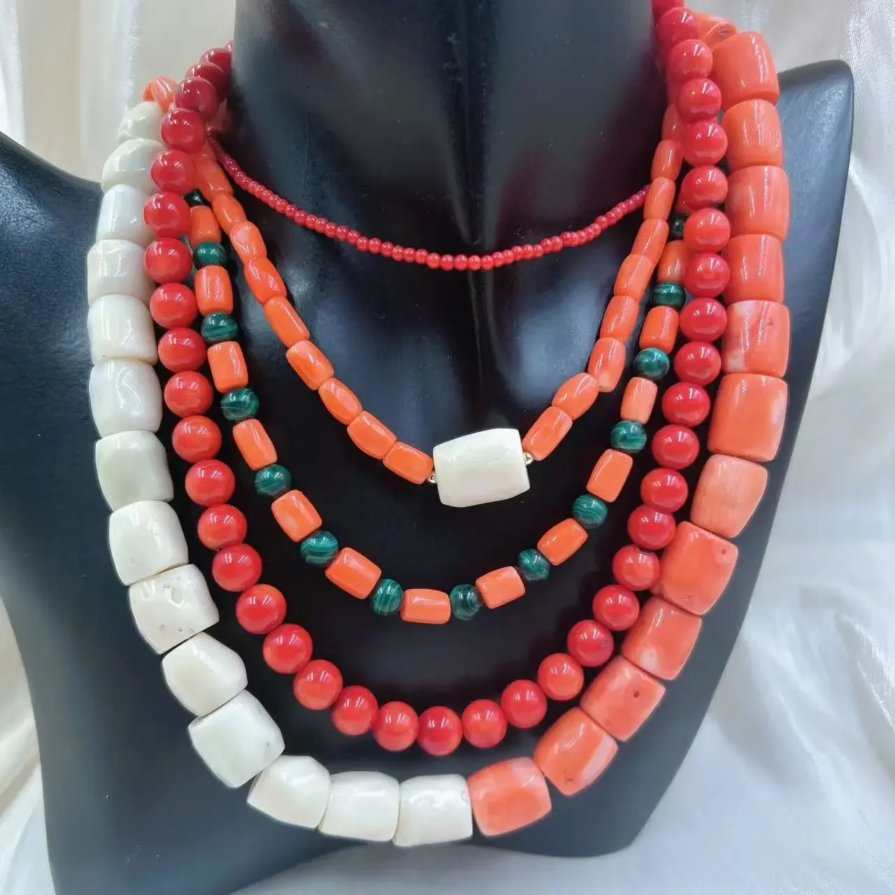 Freshwater Line - Kalung kerah pendek wanita, perhiasan perempuan