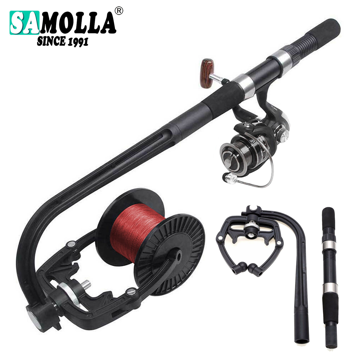 Spooler senar pancing portabel - Fishing Line Dispenser ulasan dan harga
