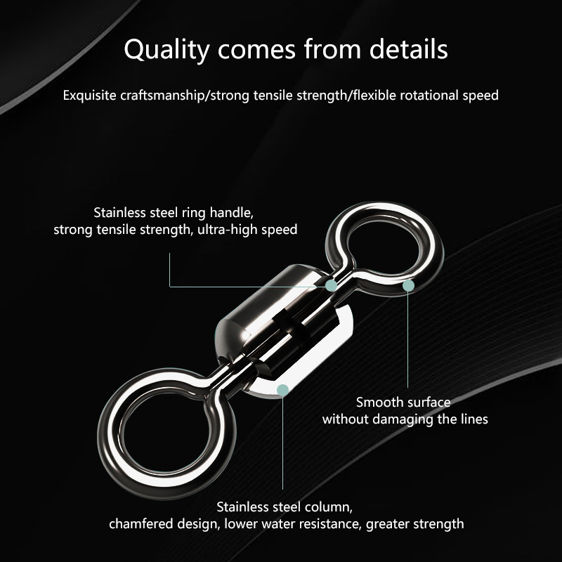 ★ ▲ 100 Buah Swivel Pancing Ba - Monofilament Line ulasan dan harga